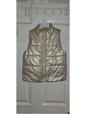 Girls' DKNY Gold full‎ zip vest layering Puffer Vest 6X